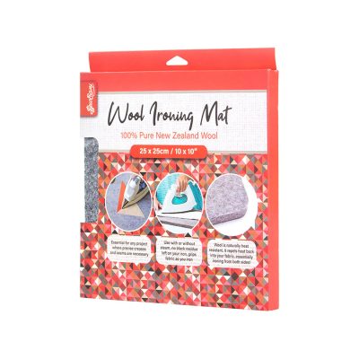 SEW EASY WOOL IRONING MAT 10 X 10 IN 100% NZ WOOL