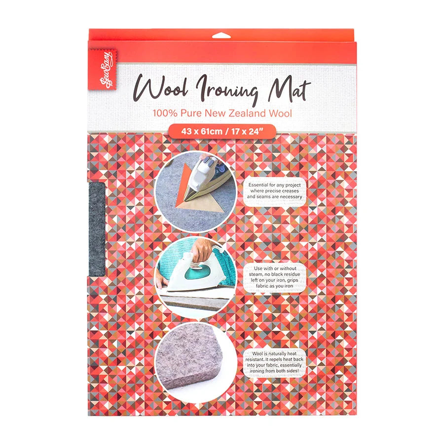 SEW EASY HANGSELL - Sew Easy Wool Ironing Mat 17 X 24 in 100% New Zealand wool
