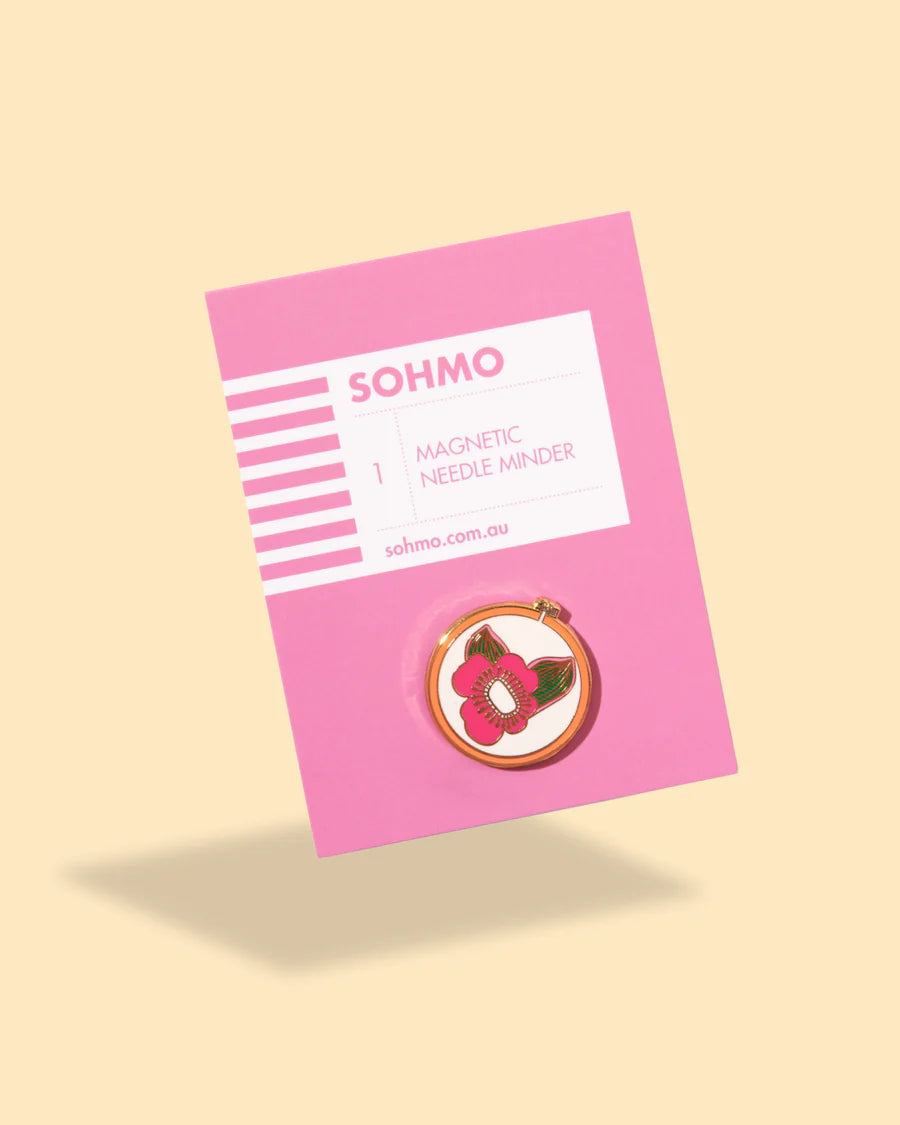 SOHMO Embroidery Hoop (Pink) Needle Minder