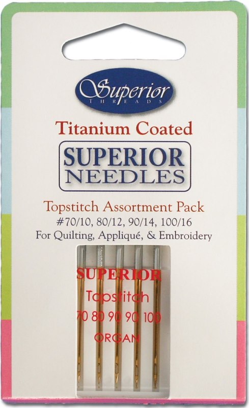 Superior Topstitch machine needles-mixed