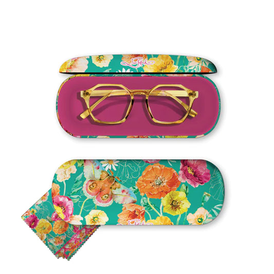 GC47 Glasses Case - Bright Poppies