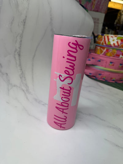 20oz All About Sewing Tumbler