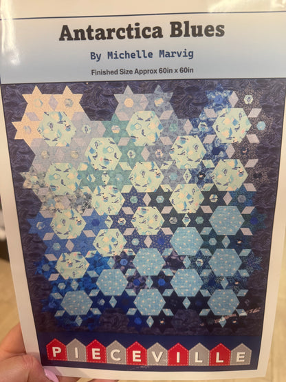 Antarctica Blues Pattern