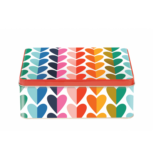 Kate Rhees Hearts Biscuit Tin
