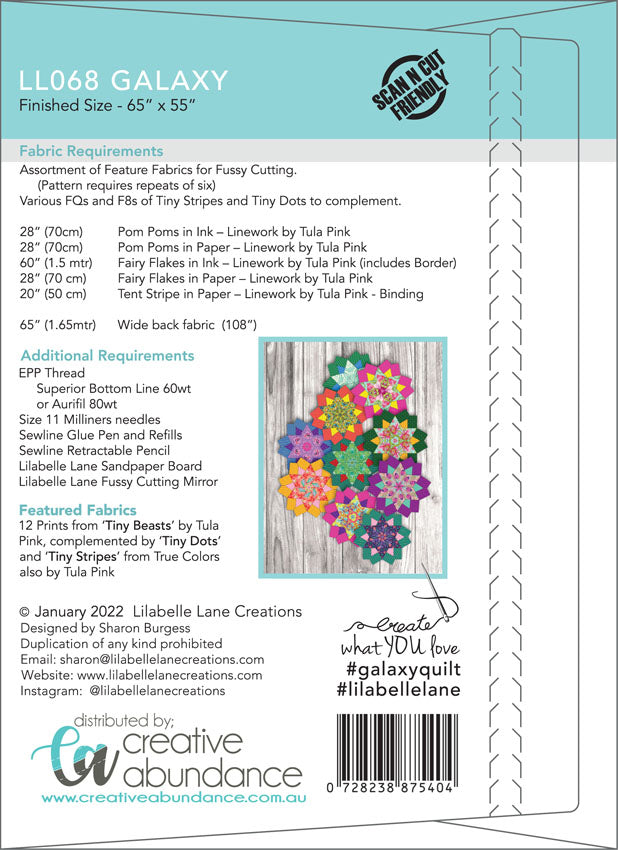 Galaxy - EPP Pack - Lilabelle Lane Creations