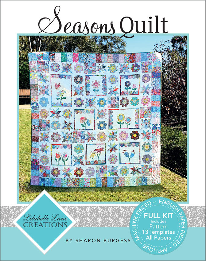 Seasons Quilt by Lilabelle Lane Creations - Full EPP KIT