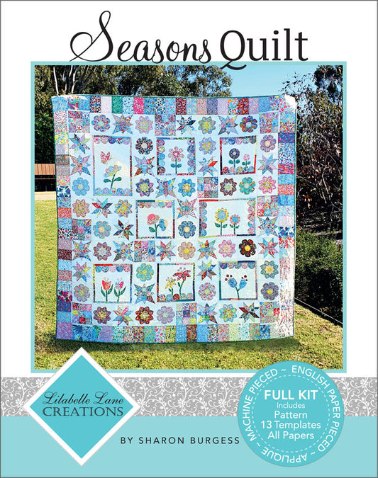 Seasons Quilt by Lilabelle Lane Creations - Full EPP KIT