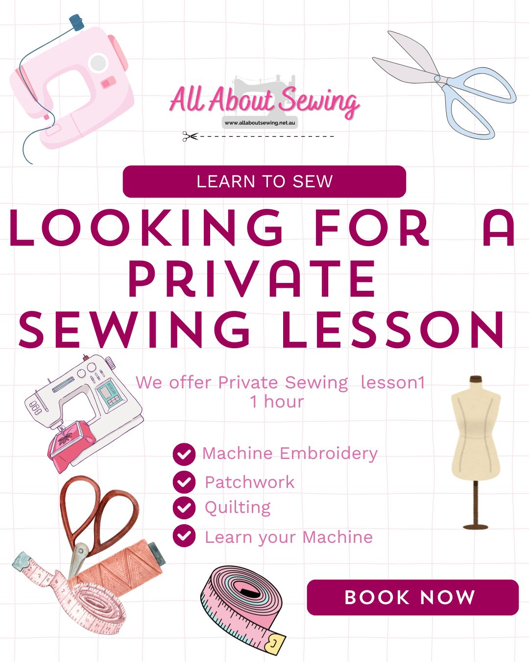 Private Sewing Lesson