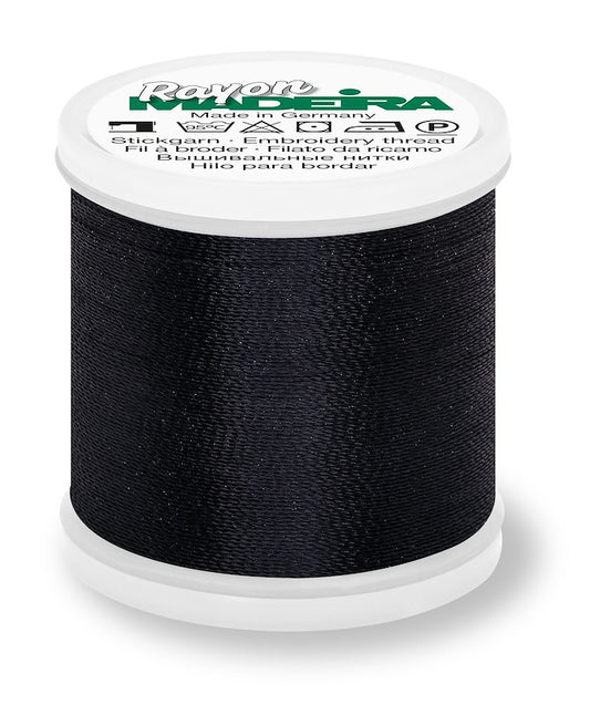 Madeira Rayon 40 1000m - 1000 Black