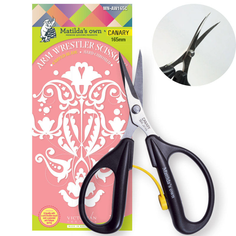 Matilda's Own Arm Wrestler Scissors Curved Blade