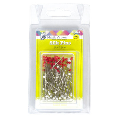 Silk Pins - 35mm x 0.50mm