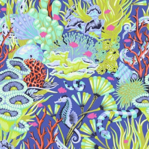 Tula Pink FLORAL REEF - PWTP264.MARINE