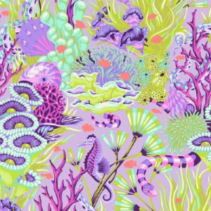 Tula Pink  FLORAL REEF - PWTP264.ULTRAVIOLET