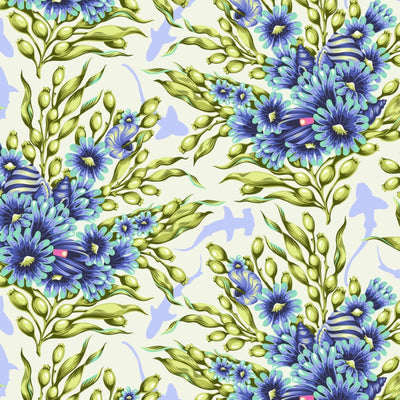 Tula Pink FLORAL REEF - PWTP267.MARINE
