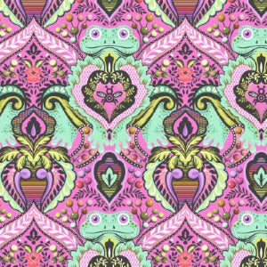 Freespirit Fabrics Tula Pink Deja Vu Prince Charming Frog Prince Gumball