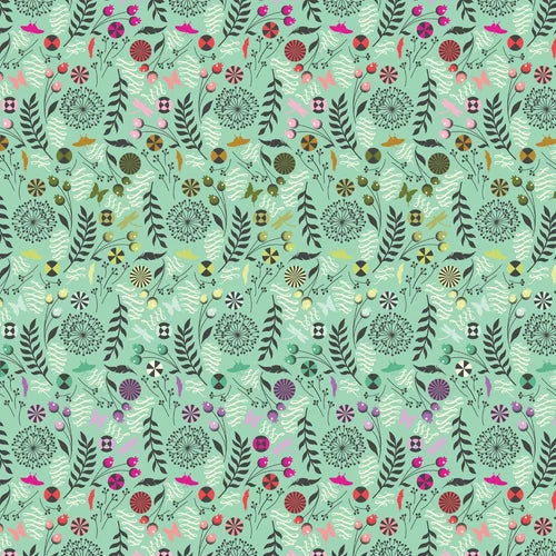 Freespirit Fabrics Tula Pink Deja Vu Prince Charming Dandelion