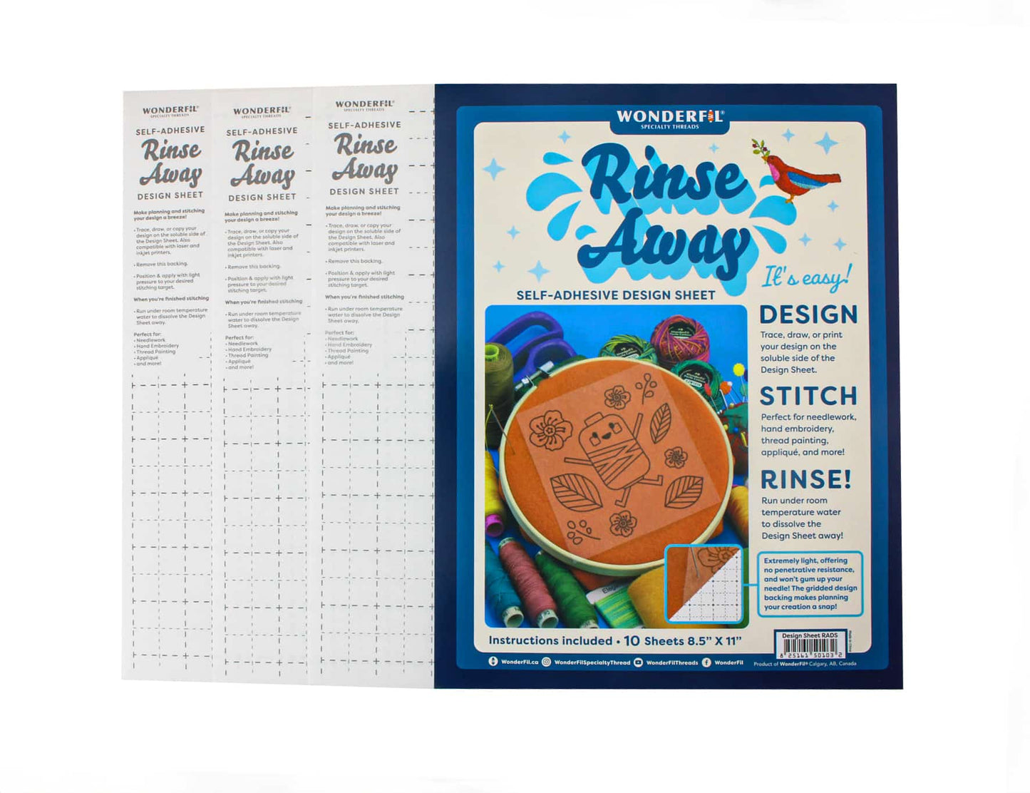 Rinse Away Design Sheet