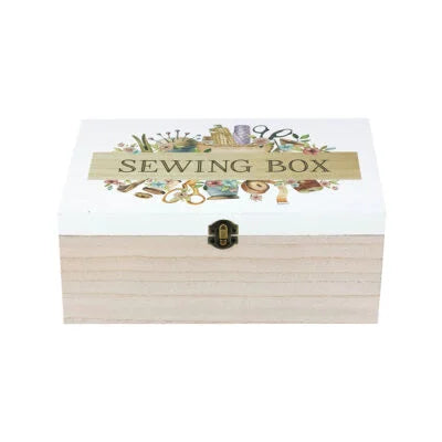 TRIMITS WOODEN SEWING BOX 300 X 200 X 120MM – 017