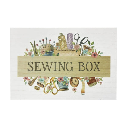 TRIMITS WOODEN SEWING BOX 300 X 200 X 120MM – 017