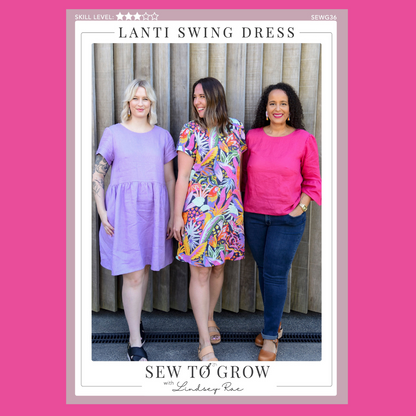 Lanti Swing Dress and Top by Sew to Grow