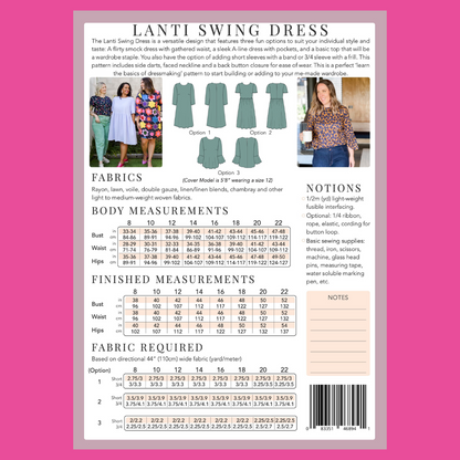 Lanti Swing Dress and Top by Sew to Grow