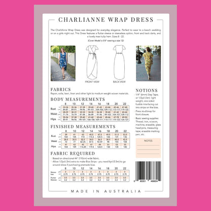 CharliAnne Wrap Dress - PDF