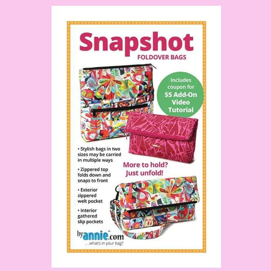 By Annie - Snapshot fold over bags