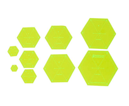 Small 60° Hexagon Set - 1.0in to 5.0in