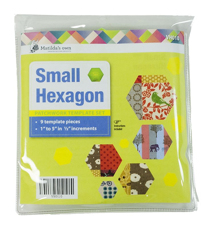 Small 60° Hexagon Set - 1.0in to 5.0in