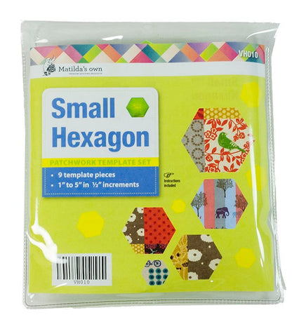Small 60° Hexagon Set - 1.0in to 5.0in