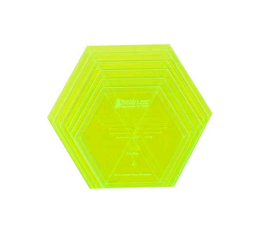Large 60° Hexagon Set - 5.5in to 8.0in