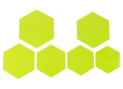 Large 60° Hexagon Set - 5.5in to 8.0in