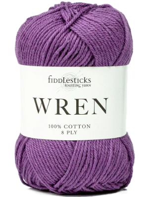 Fiddlesticks Wren 8 Ply - W031 Plum