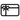 Black outline gift card icon