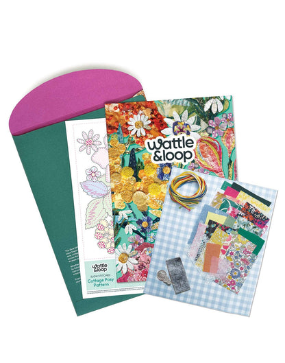 Cottage Posy Slow-Stitching Kit