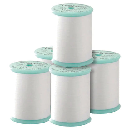 EMB ONLY -Brother White Embroidery Thread #90 1000m