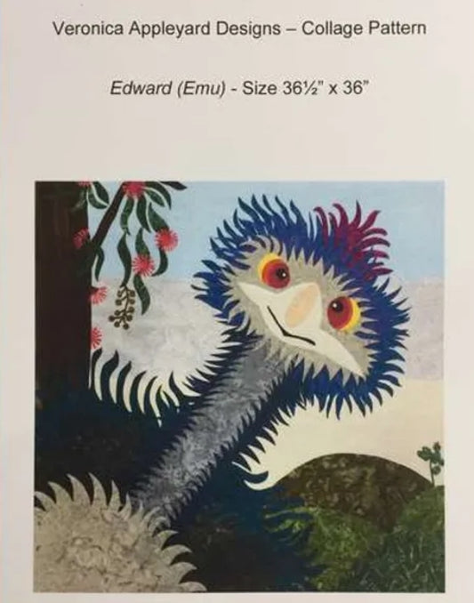 Edward - Collage Pattern(36' x 36") by Veronica Appleyard