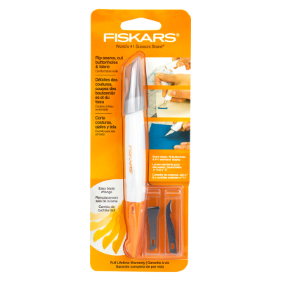 FISKARS COMFORT FABRIC KNIFE (3 BLADES)