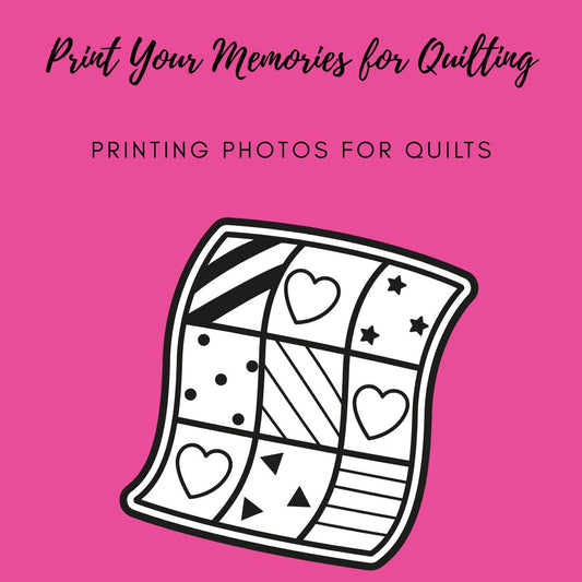 Printing Photos For Quilts-  Package 1