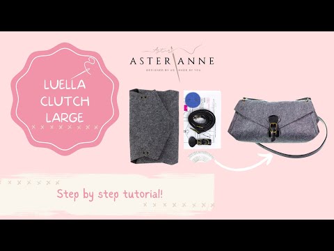 Luella Clutch Bag- Large