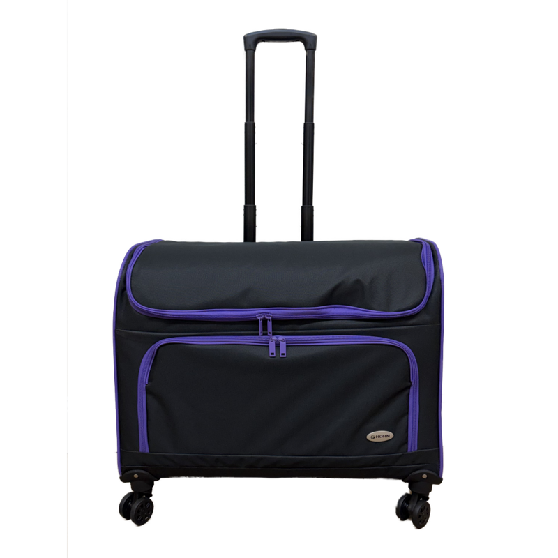 HORN Large Sewing Machine Trolley Bag with Metal Frame - Midnight Purple