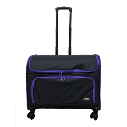 HORN Large Sewing Machine Trolley Bag with Metal Frame - Midnight Purple
