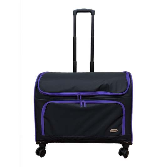 HORN Large Sewing Machine Trolley Bag with Metal Frame - Midnight Purple