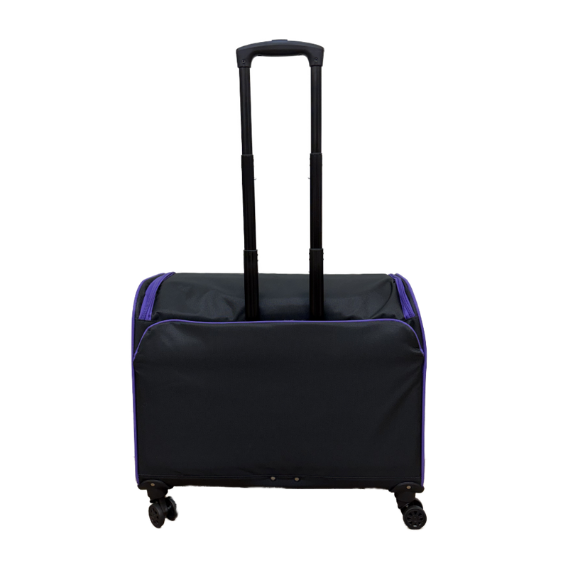 HORN Large Sewing Machine Trolley Bag with Metal Frame - Midnight Purple