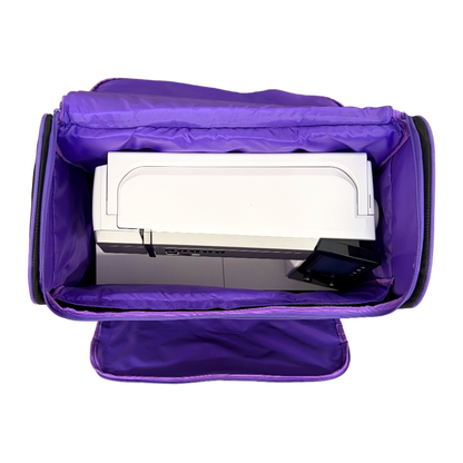 HORN Large Sewing Machine Trolley Bag with Metal Frame - Midnight Purple