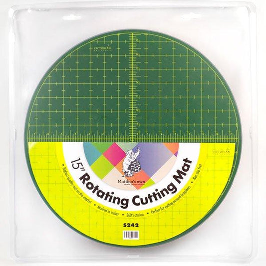 Rotating Cutting Mat - 15in Diameter