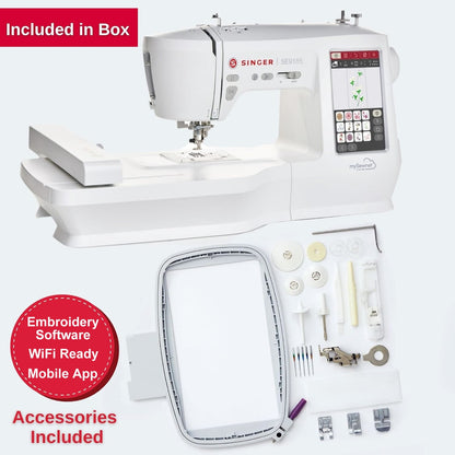 SINGER® SE9185 Sewing & Embroidery Machine with WIFI colour touchscreen