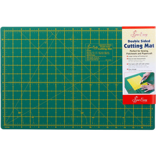 Sew Easy Double Sided Cutting Mat - Green