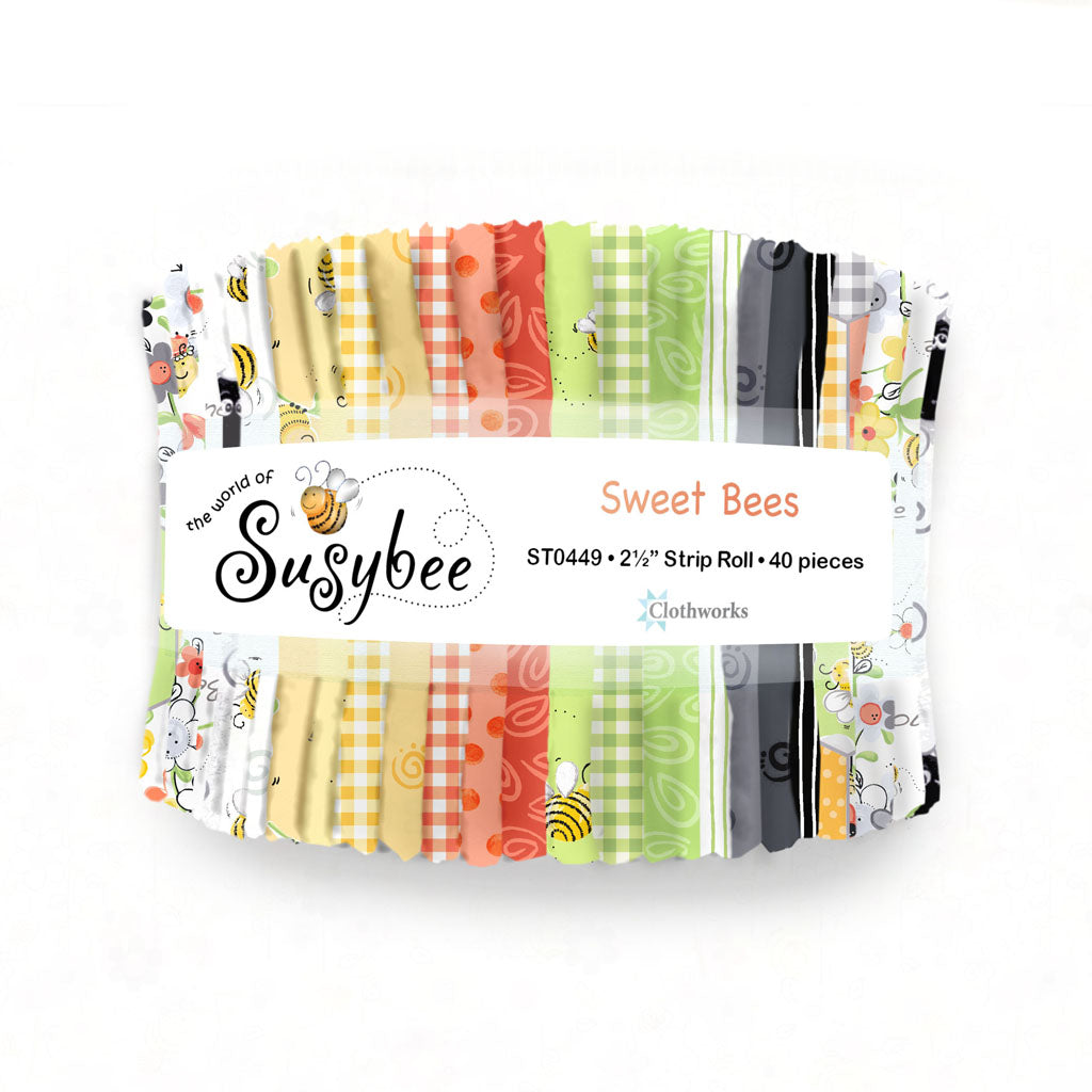 Susybee-Sweet Bees 2.5" strip roll